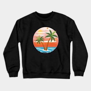 Palm Tree Vector image Crewneck Sweatshirt